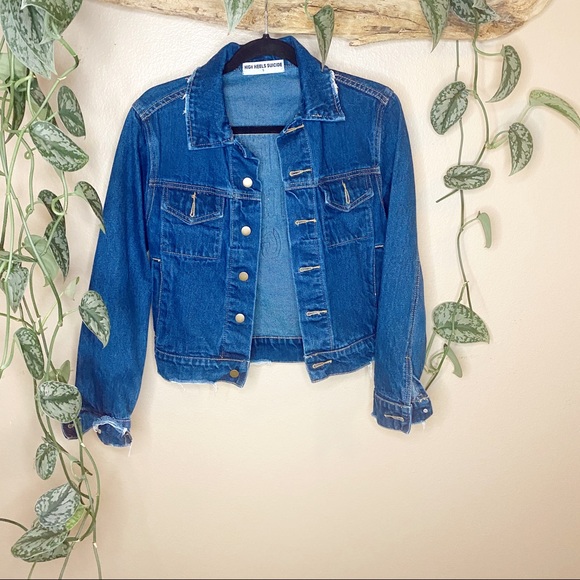 High Heels Suicide Sweet Like Sugar Denim Jacket - Picture 5 of 7